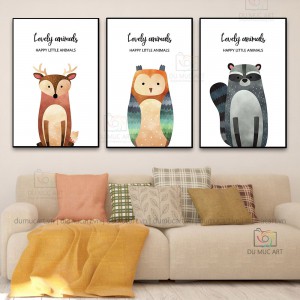 Tranh decor: Lovely Animals