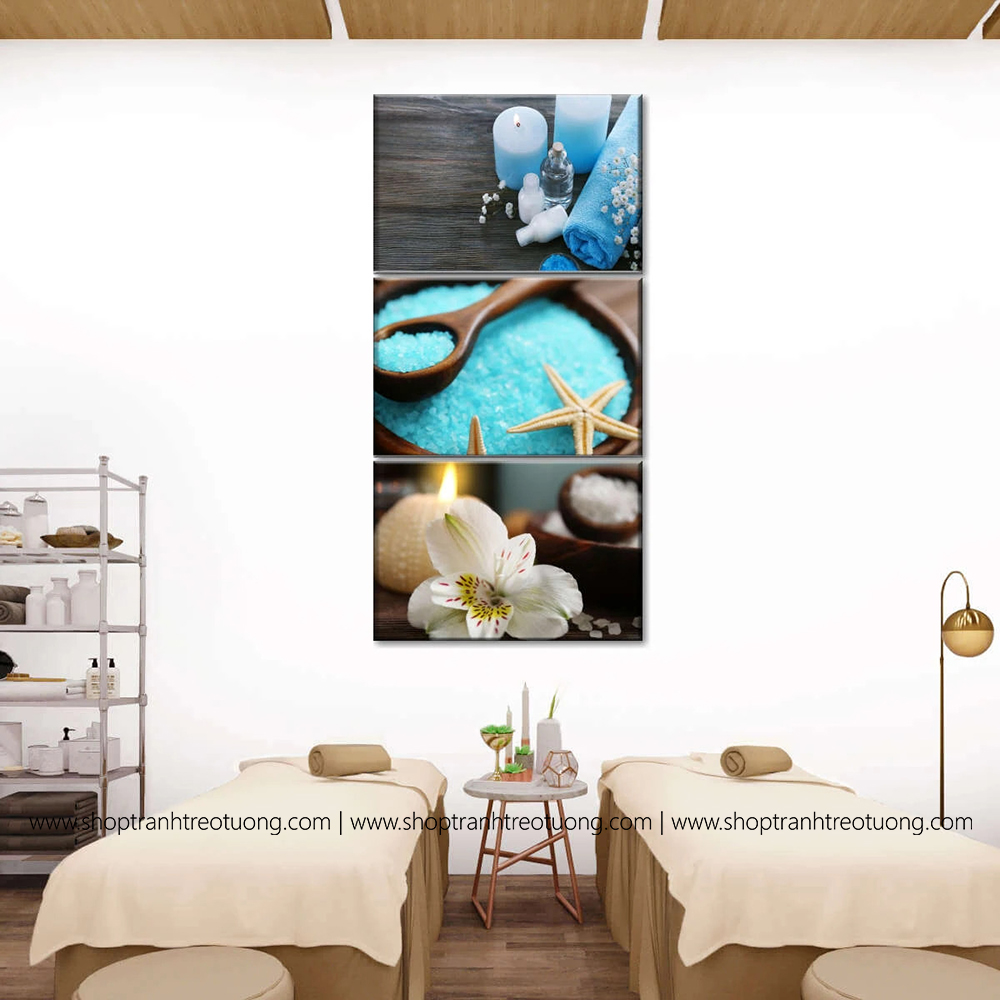 Tranh decor: Cyan spa