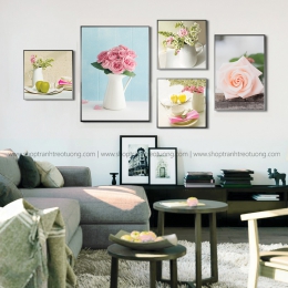 Tranh decor: Vintage rose