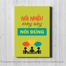 Tranh động lực: Nói nhiều không bằng nói đúng