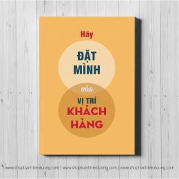 Tranh động lực: Hãy đặt mình vào vị trí khách hàng