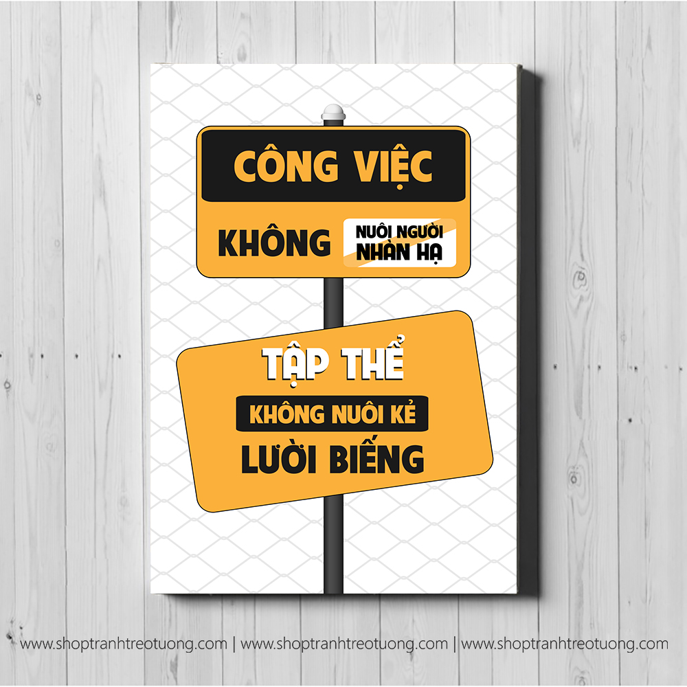 Tranh động lực: Tập thể không nuôi kẻ lười biếng...