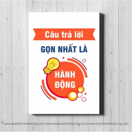 Tranh động lực: Câu trả lời gọn nhất là hành động