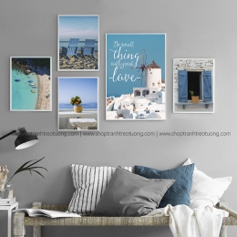 Tranh decor: Santorini 2