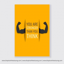 Tranh động lực: You are stronger than you think