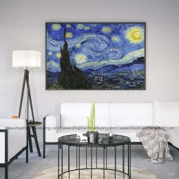 Tranh decor: Đêm đầy sao (Van Gogh)