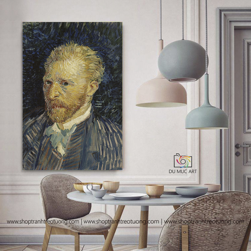 Tranh decor: Chân dung tự họa (Van Gogh)