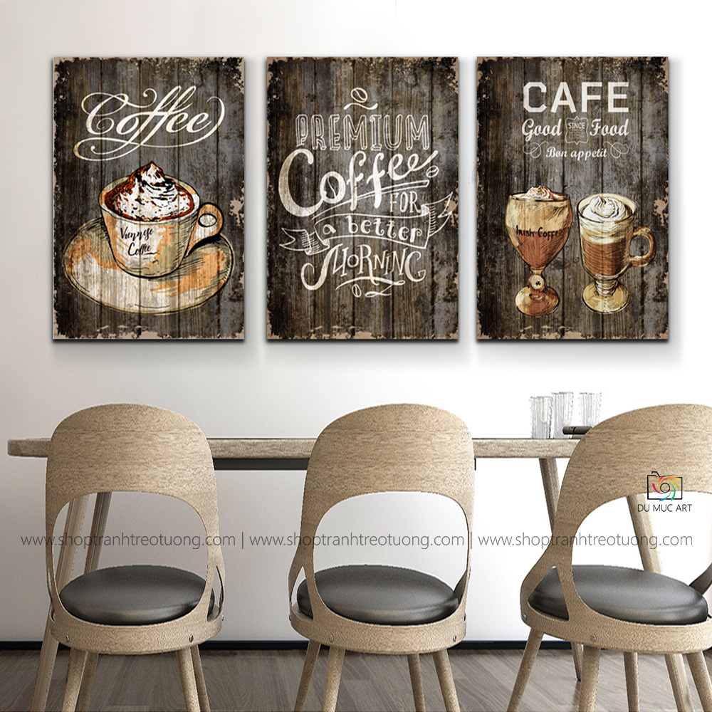 Tranh decor: Cafe