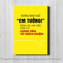 Tranh động lực: Đừng có em tưởng...