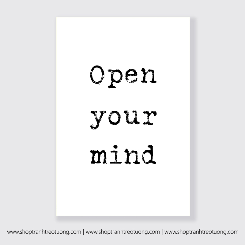 Tranh động lực: Open your mind