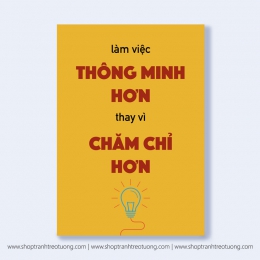 Tranh văn phòng: Làm việc thông minh hơn thay vì chăm chỉ hơn